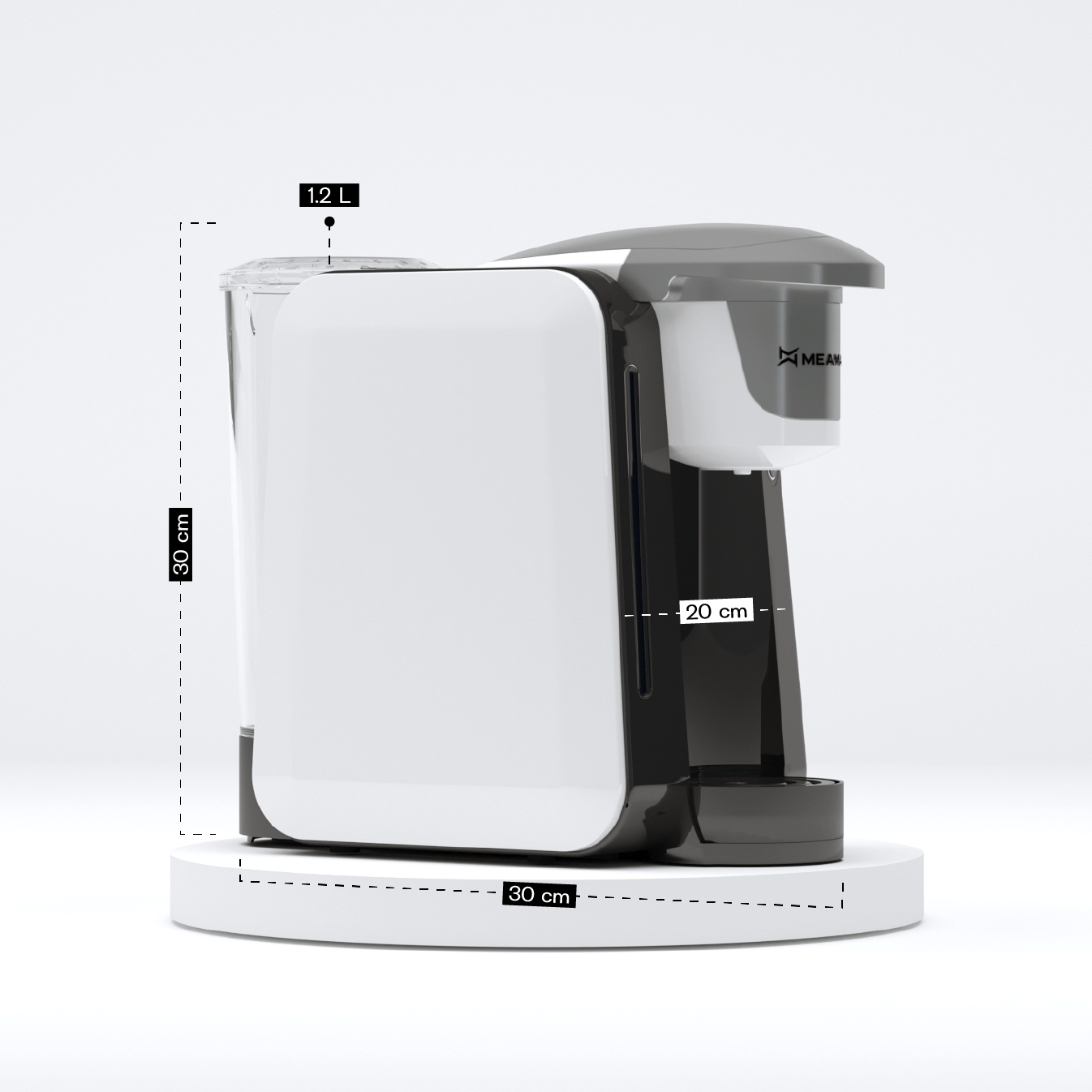 თეთრი მულტი კაფსულის აპარატი