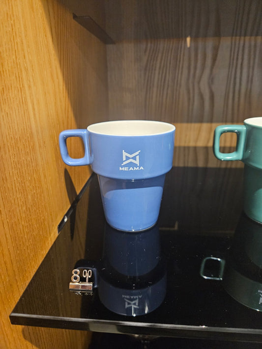 Porcelain cup - blue